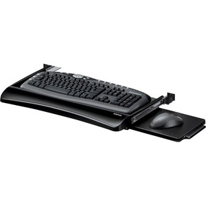 Fellowes Office Suites Underdesk Keyboard Drawer - 2.3" Height x 22" Width x 11.6" Depth - Black Product Image 