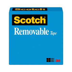 Scotch Removable Tape, 1" Core, 0.75" x 36 yds, Transparent (MMM811341296) View Product Image