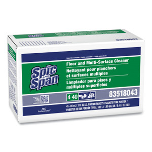 Spic and Span Liquid Floor Cleaner, 3 oz Packet, 45/Carton (PGC02011) View Product Image