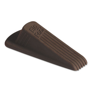Master Caster Big Foot Doorstop, No-Slip Rubber, 2.25w x 4.75d x 1.25h, Brown, 12/Box (MAS00985) View Product Image