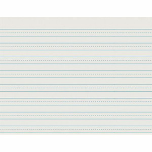 Pacon Skip - A - Line Ruled Newsprint - Letter - 500 Sheets - 0.50" Ruled Product Image 