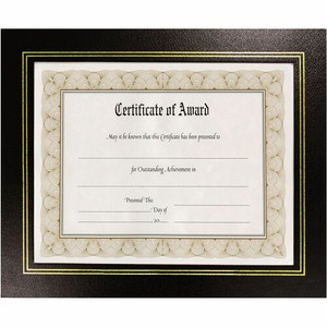 Golite nu-dell Flat Document Frames - Holds 11" x 8.50" Insert - Desktop - Horizontal, Vertical - Easel Back, Hanger - Leatherette - (NUD21202) Product Image 