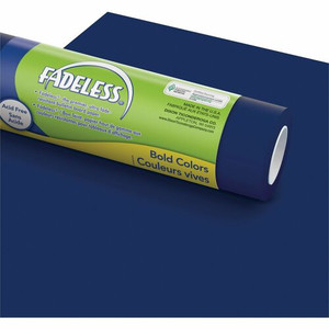 Fadeless Bulletin Board Art Paper - ClassRoom Project, Home Project, Office Project - 48" Width x 50 ft Length - Royal Blue Product Image 