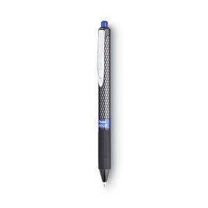Pentel Oh! Gel Pen, Retractable, Medium 0.7 mm, Blue Ink, Black Barrel, Dozen View Product Image