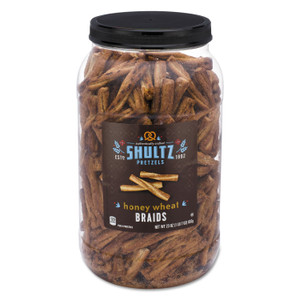 Shultz Pretzels, Honey Wheat, Tub, 1.44 oz View Product Image