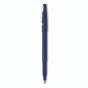 Pentel Rolling Writer Rollerball Pen, Stick, Medium 0.8 mm, Blue Ink, Blue Barrel, Dozen View Product Image