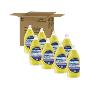 Dawn Professional Manual Pot/Pan Dish Detergent, Lemon, 38 oz Bottle, 8/Carton (PGC45113) View Product Image