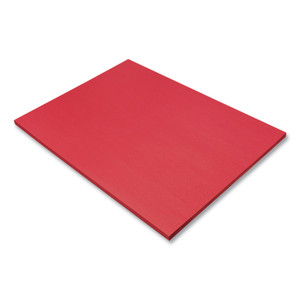 Prang SunWorks Construction Paper, 50 lb Text Weight, 18 x 24, Holiday Red, 50/Pack View Product Image