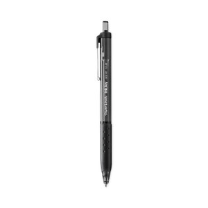 Paper Mate InkJoy 300 RT Ballpoint Pen, Refillable, Retractable, Medium 1 mm, Black Ink, Black Barrel, 24/Pack (PAP1945925) View Product Image