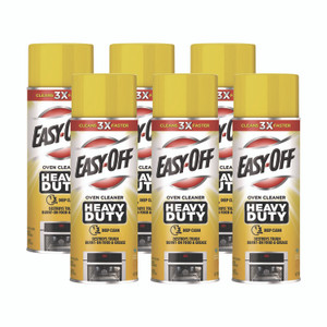 EASY-OFF Heavy Duty Oven Cleaner, Fresh Scent, Foam, 14.5 oz Aerosol Spray, 6/Carton View Product Image