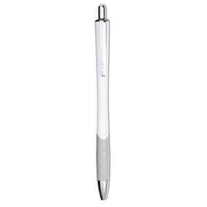 Paper Mate InkJoy 700 RT Ballpoint Pen, Retractable, Medium 1 mm, Black Ink, White/Gray Barrel, Dozen View Product Image