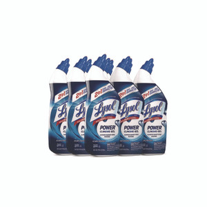 LYSOL Brand Disinfectant Toilet Bowl Cleaner, Atlantic Fresh, 24 oz Bottle, 9/Carton View Product Image