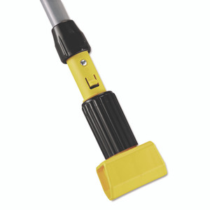 Rubbermaid Commercial Gripper Fiberglass Mop Handle, 1" dia x 54", Black/Yellow View Product Image
