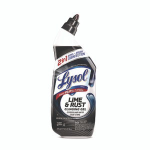 LYSOL Brand Disinfectant Toilet Bowl Cleaner w/Lime/Rust Remover, Atlantic Fresh, 24 oz View Product Image