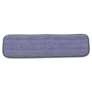 Rubbermaid Commercial Microfiber Wet Mopping Pad, 18.5" x 5.5" x 0.5", Green, 12/Carton (RCPQ410GRECT) View Product Image