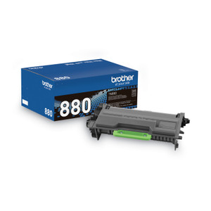 Brother TN880 Super High-Yield Toner, 12,000 Page-Yield, Black View Product Image