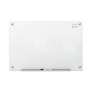 Quartet Infinity Magnetic Glass Marker Board, 24" x 18", White Surface View Product Image