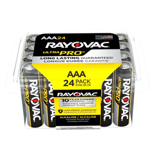 Rayovac Ultra Pro Alkaline AAA Batteries, 24/Pack (RAYALAAA24PPJ) View Product Image