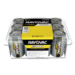 Rayovac Ultra Pro Alkaline D Batteries, 12/Pack (RAYALD12PPJ) View Product Image