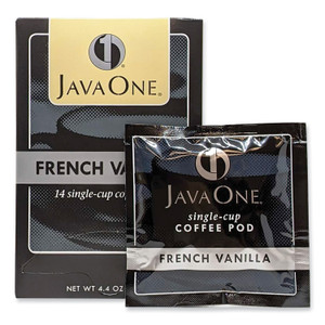 Java One Coffee Pods, French Vanilla, Single Cup, 14/Box (JAV70400) View Product Image