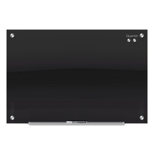 Quartet Infinity Magnetic Glass Marker Board, 48" x 36", Black Surface View Product Image
