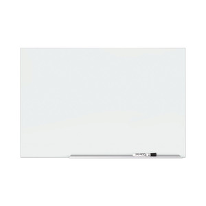 Quartet Element Framed Magnetic Glass Dry-Erase Boards, 74 x 42, White Surface, Silver Aluminum Frame (QRTG7442E) View Product Image