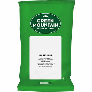Green Mountain Coffee Roasters Ground Hazelnut Light Roast Coffee - Regular - Light/Mild - 2.2 oz Per Packet - 50 Packet - Ground Product Image 