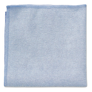 Rubbermaid Commercial Microfiber Cleaning Cloths, 12 x 12, Blue, 24/Pack (RCP1820579) View Product Image