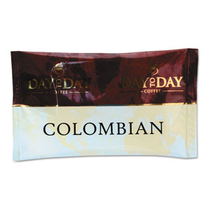 Day to Day Coffee 100% Pure Coffee, Colombian Blend, 1.5 oz Pack, 42 Packs/Carton (PCO23001) View Product Image