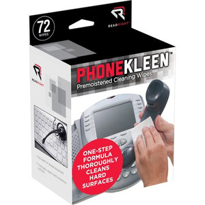Read Right PhoneKleen Wipes - For Telephone - Pre-moistened Product Image 
