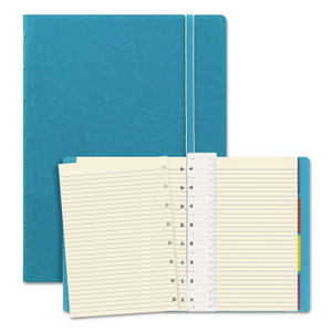 Filofax Notebook, 1-Subject, Medium/College Rule, Aqua Cover, (112) 8.25 x 5.81 Sheets View Product Image