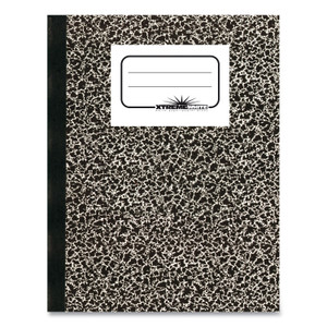 National Composition Book, Medium/College Rule, Black Marble Cover, (80) 10 x 7.88 Sheets View Product Image