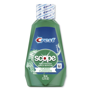 Crest + Scope Rinse, Classic Mint, 36 mL Bottle, 180/Carton View Product Image