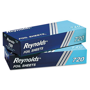 Reynolds Wrap® Metro Pop-Up Aluminum Foil Sheets, 12 x 10.75, Silver,  500/Box, 6/Carton