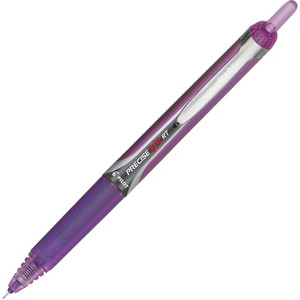 Pilot V5RT Rolling Ball Pen - 0.5 mm Extra Fine Needle Pen Point - Refillable - Retractable - Purple Ink - Water Based Product Image 