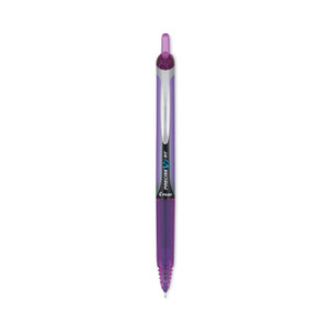 Pilot Precise V7RT Roller Ball Pen, Retractable, Fine 0.7 mm, Purple Ink, Purple Barrel (PIL26071) View Product Image