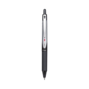 Pilot VBall RT Liquid Ink Rollerball Pen, Retractable, Fine 0.7 mm, Black Ink, Black/White Barrel View Product Image
