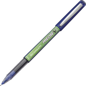 Pilot Precise BeGreen V5 Extra-Fine Rolling Ball Pens - 0.5 mm Extra Fine Needle Pen Point - Refillable - Blue Ink Product Image 