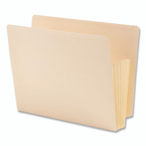 Smead Manila End Tab TUFF Pockets, 5.25" Expansion, Letter Size, Manila, 10/Box View Product Image