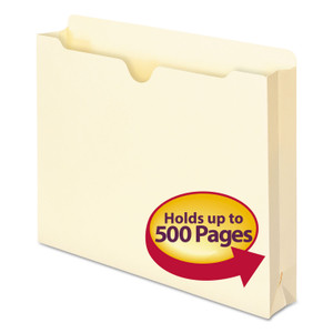 Smead Manila File Jackets, 1-Ply Straight Tab, Letter Size, Manila, 50/Box SMD75470 View Product Image