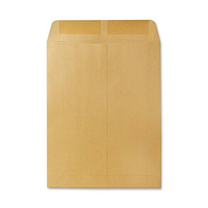 Quality Park 10 x 13 Catalog Envelopes with Gummed Flap - Catalog - #13 1/2 - 10" Width x 13" Length - 28 lb - Gummed Product Image 