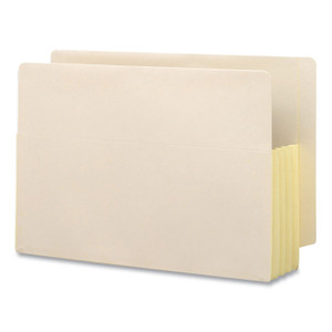Smead Manila End Tab File Pockets with Tear Resistant Gussets, 3.5" Expansion, Legal Size, Manila, 10/Box View Product Image