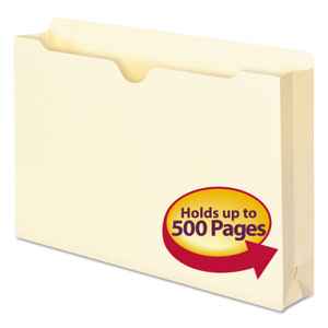 Smead Manila File Jackets, 1-Ply Straight Tab, Legal Size, Manila, 50/Box View Product Image