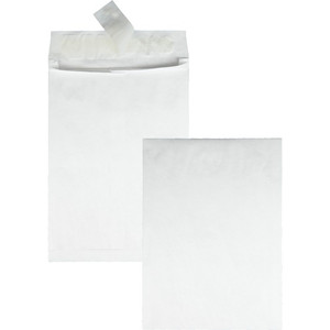 Survivor 10 x 13 x 1-1/2 DuPont Tyvek Expansion Mailers with Self-Seal Envelopes - Expansion - 10" Width x 13" Length - 1 1/2" Gusset - 14 lb - Peel & Seal Product Image 