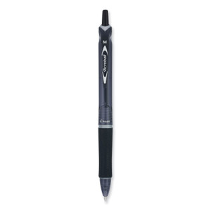 Pilot Acroball Colors Advanced Ink Hybrid Gel Pen, Retractable, Medium 1 mm, Black Ink, Smoke/Black Barrel (PIL31821) View Product Image