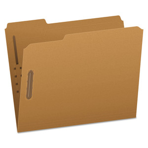Pendaflex Kraft Fastener Folders, 1/3-Cut Tabs, 2 Fasteners, Letter Size, Kraft Exterior, 50/Box View Product Image