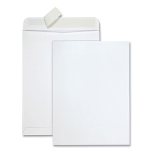 Quality Park Redi-Strip Catalog Envelope, #10 1/2, Cheese Blade Flap, Redi-Strip Adhesive Closure, 9 x 12, White, 100/Box View Product Image