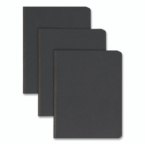 Smead Prong Fastener Premium Pressboard Report Cover, Two-Piece Prong Fastener 3" Capacity, 8.5 x 11, Black/Black View Product Image