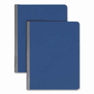 Smead Prong Fastener Pressboard Report Cover, Two-Piece Prong Fastener, 3" Capacity, 8.5 x 11, Dark Blue/Dark Blue View Product Image