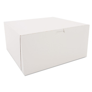 SCT White One-Piece Non-Window Bakery Boxes, 12 x 12 x 6, White, Paper, 50/Carton (SCH0989) View Product Image